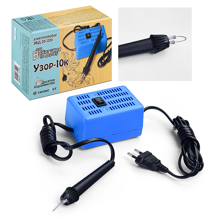 Электроприбор для выжигания по дереву "Узор-10к" Электроприбор для выжигания по дереву "Узор-10к"