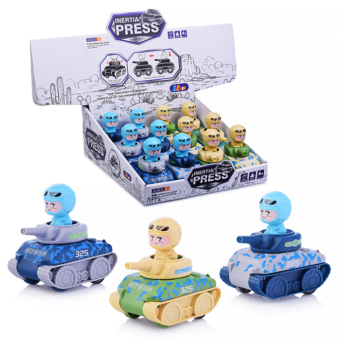 Танк 819 с мальчиком, в ассортименте, в коробке Танк 819 с мальчиком, в ассортименте, в коробке