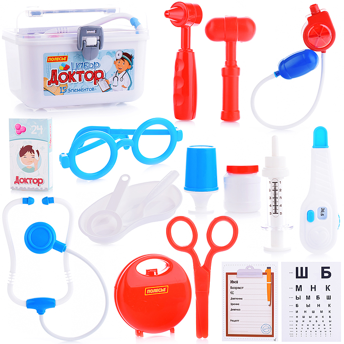 Набор "Доктор №16" (15 элементов) (в чемоданчике) Набор "Доктор №16" (15 элементов) (в чемоданчике)