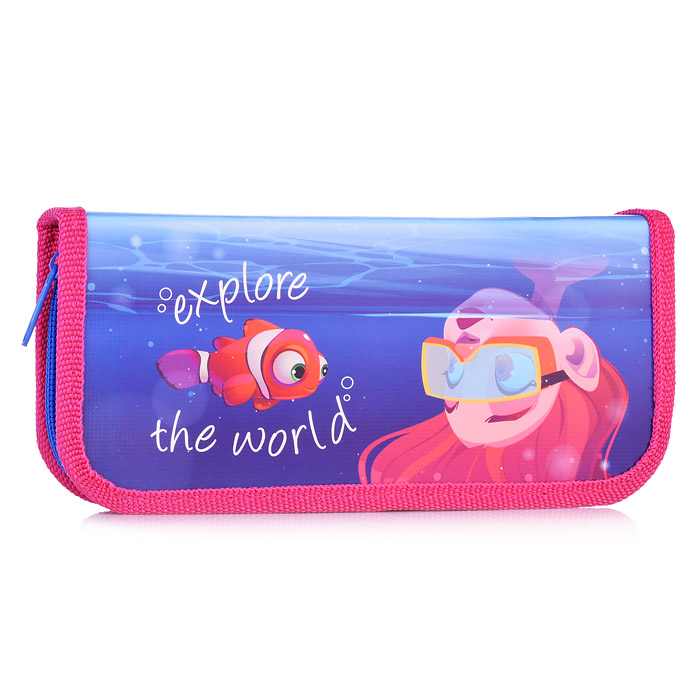 Пенал односекционный Лайт средний "Изучай мир 2023" Пенал односекционный Лайт средний "Изучай мир 2023"