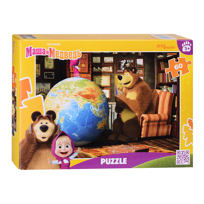 Пазлы 60 "Маша и Медведь (нов.)" (Анимаккорд) Пазлы 60 "Маша и Медведь (нов.)" (Анимаккорд)