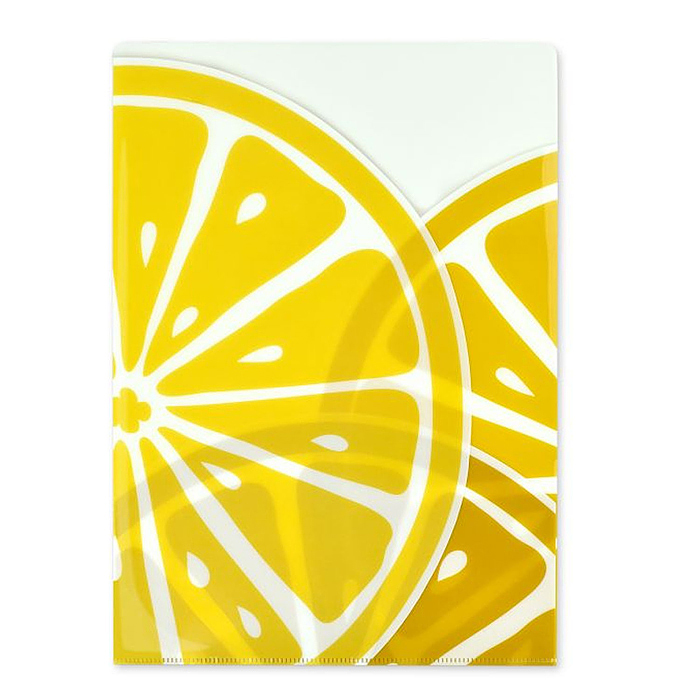 Папка пластиковая А4 "Апельсин" 