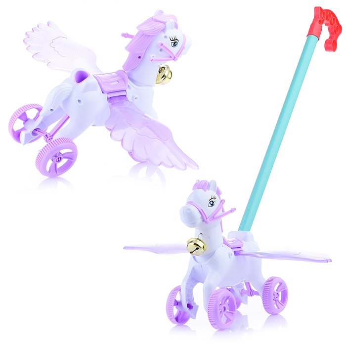 Фото к товару Каталка 8515-11 "Лошадка" в пакете Каталка 8515-11 "Лошадка" в пакете