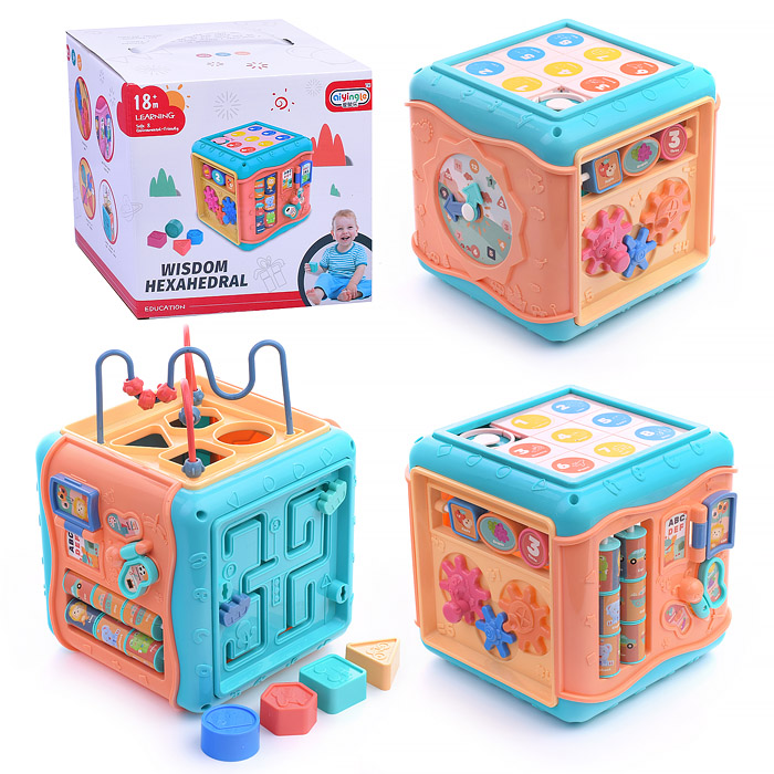 Развивающий куб 668-137 "Бизикуб" в коробке Развивающий куб 668-137 "Бизикуб" в коробке