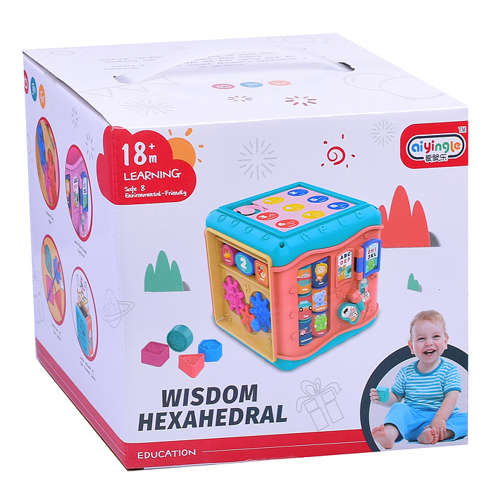 Развивающий куб 668-137 "Бизикуб" в коробке