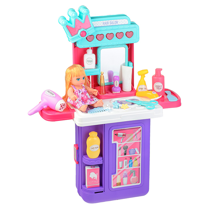 Фото к товару Игровой набор 8257 "Стилист" в коробке Игровой набор 8257 "Стилист" в коробке