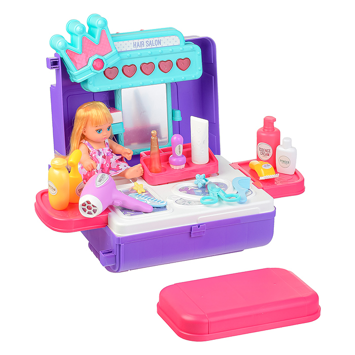 Фото к товару Игровой набор 8257 "Стилист" в коробке Игровой набор 8257 "Стилист" в коробке