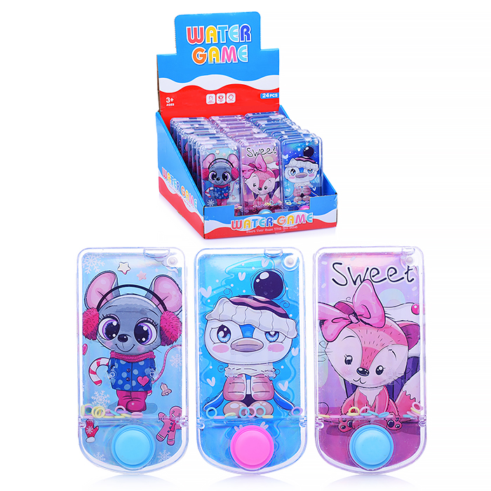 Водная игра 2658Q-6A-24 "Забавные животные" с 1 кнопкой, в коробке