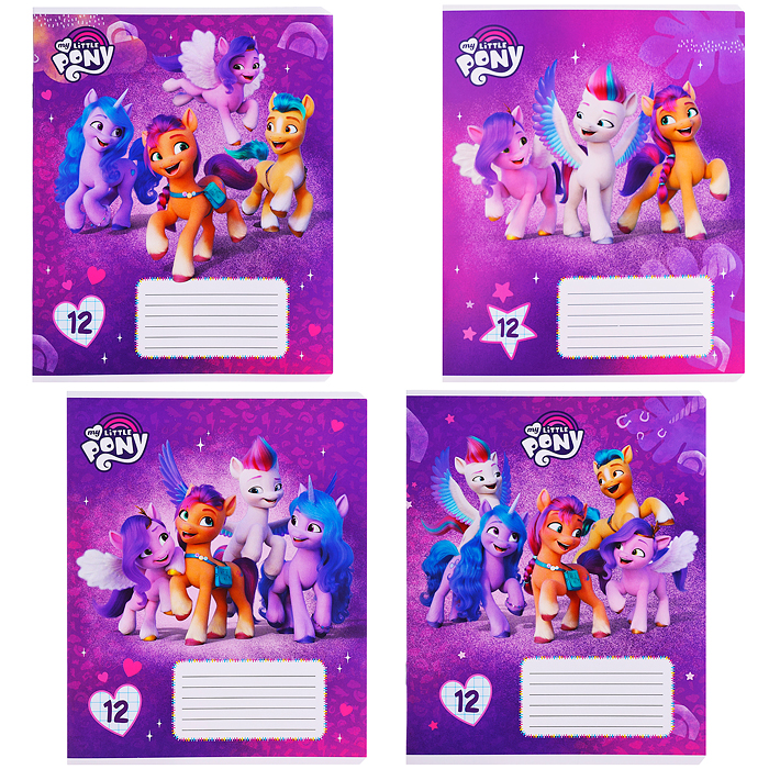 Тетрадь 12 л., клетка обл карт "My Little Pony" Тетрадь 12 л., клетка обл карт "My Little Pony"