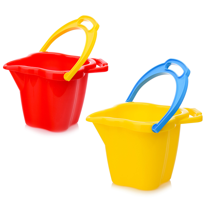 Ведро-кувшин среднее 1.1л (трёх цветов в упаковке) Ведро-кувшин среднее 1.1л (трёх цветов в упаковке)