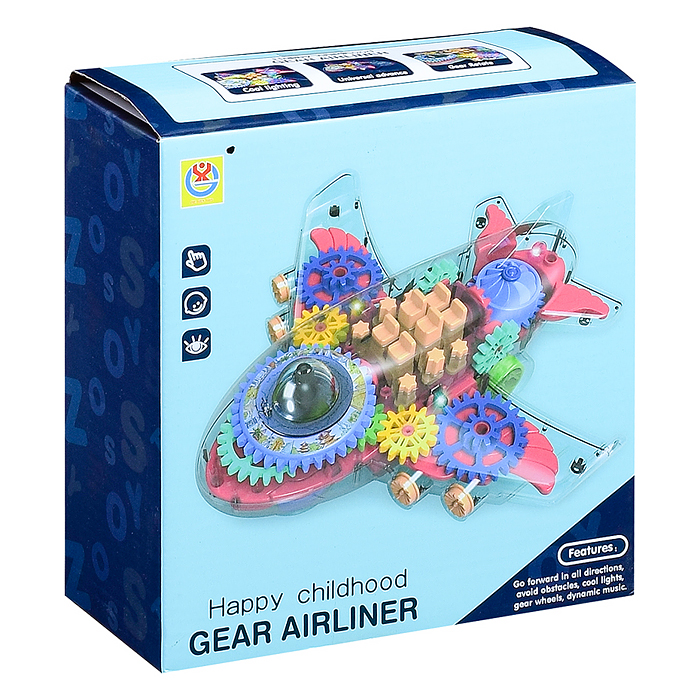 Фото к товару Самолет 2263 на батарейках, в коробке Самолет 2263 на батарейках, в коробке