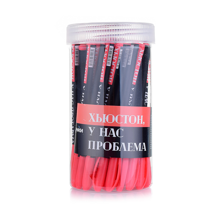 Фото к товару Ручка шариковая "Хьюстон, у нас проблема" прорезиненная, цвет чернил синий, 0,7 мм Ручка шариковая "Хьюстон, у нас проблема" прорезиненная, цвет чернил синий, 0,7 мм