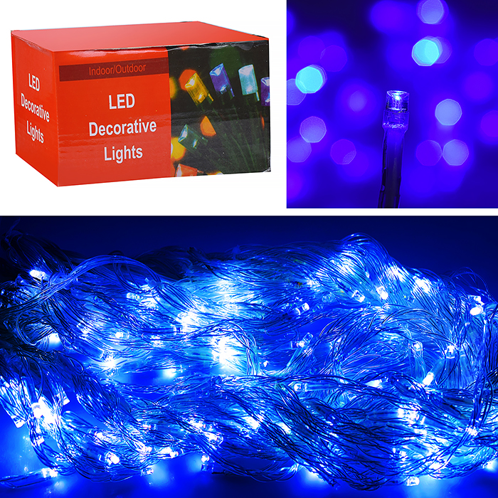 Электрогирлянда "Водопад" S1268-2 1,5*2м., синяя Электрогирлянда "Водопад" S1268-2 1,5*2м., синяя