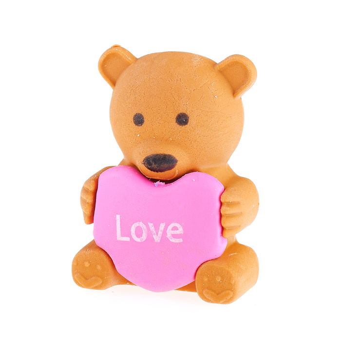 Фото к товару Ластик "Медвежонок" (синтетический каучук) 30x25x40мм в дисплее Ластик "Медвежонок" (синтетический каучук) 30x25x40мм в дисплее