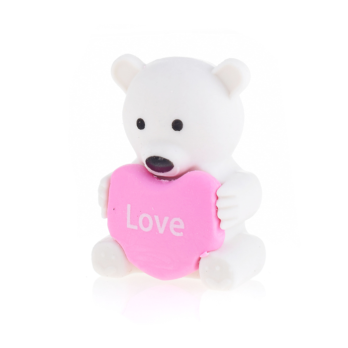 Фото к товару Ластик "Медвежонок" (синтетический каучук) 30x25x40мм в дисплее Ластик "Медвежонок" (синтетический каучук) 30x25x40мм в дисплее