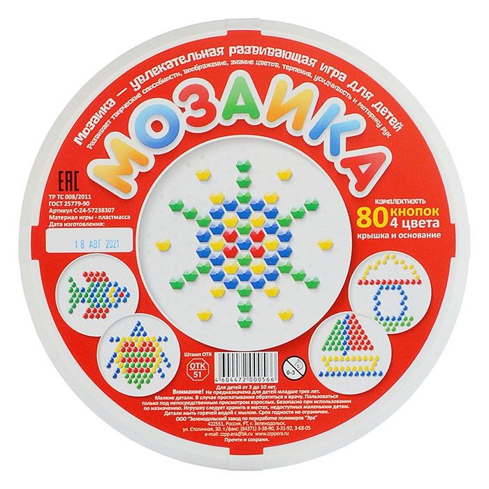 Фото к товару Игра "Мозаика" Игра "Мозаика"