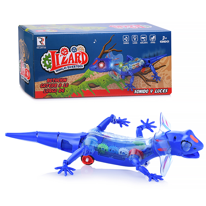 Ящерица ZR155 на батарейках, в коробке Ящерица ZR155 на батарейках, в коробке