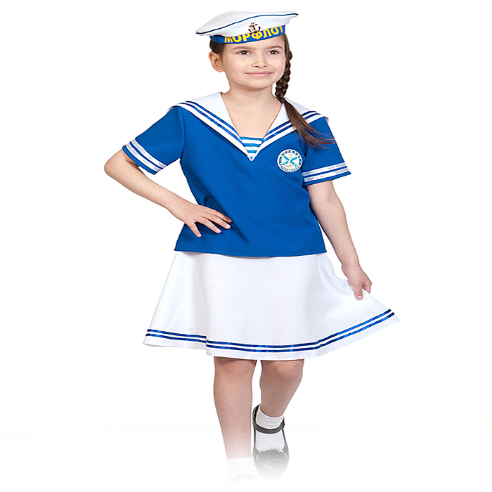 Изделие швейное "Набор карнавальный "Морячка" дет. р-р L (рост 134-140) Изделие швейное "Набор карнавальный "Морячка" дет. р-р L (рост 134-140)