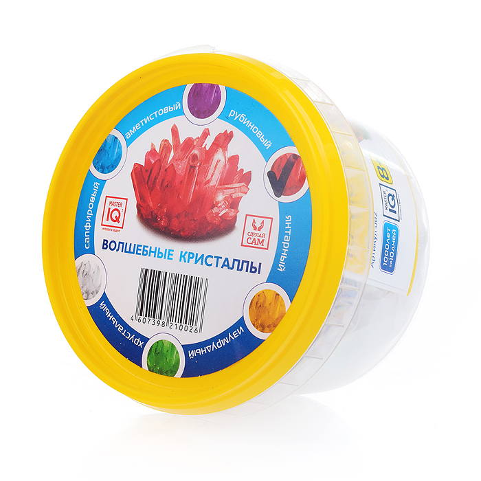 Набор для экспериментов "Волшебные кристаллы", в банке Набор для экспериментов "Волшебные кристаллы", в банке