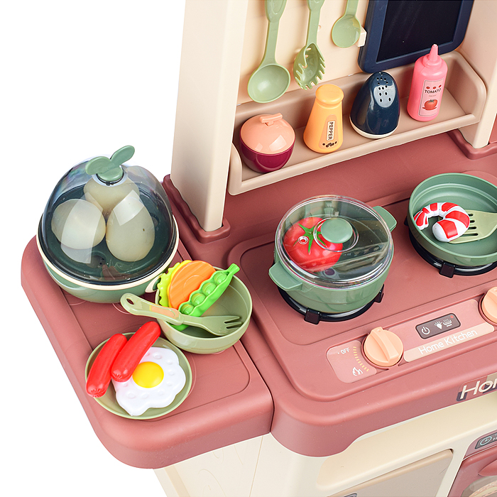 Фото к товару Игровой набор кухня 889-212 "Шеф-повар" (свет, звук) в коробке Игровой набор кухня 889-212 "Шеф-повар" (свет, звук) в коробке