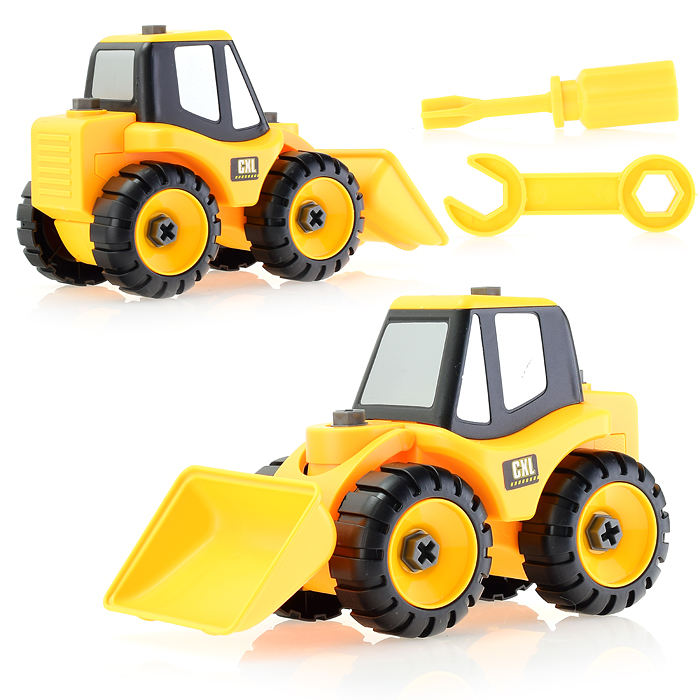 Конструктор CXL200-7A "Трактор" с отверткой, в пакете Конструктор CXL200-7A "Трактор" с отверткой, в пакете