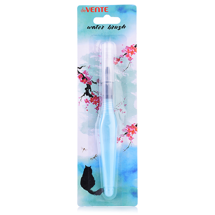 Кисть "Water Brush" с резервуаром для воды, нейлон, размер S (малый) пластиковая полупрозра