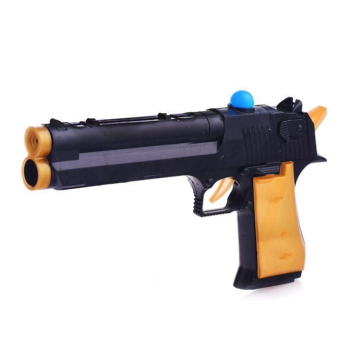 Фото к товару Пистолет K55-1A с мягкими полимерными пулями, шариками и мишенью, в пакете Пистолет K55-1A с мягкими полимерными пулями, шариками и мишенью, в пакете