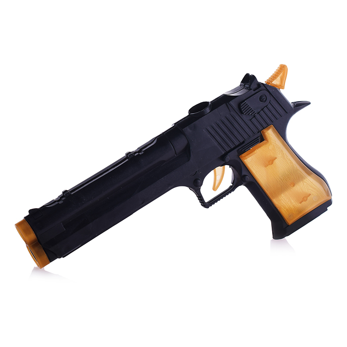 Фото к товару Пистолет K55-1A с мягкими полимерными пулями, шариками и мишенью, в пакете Пистолет K55-1A с мягкими полимерными пулями, шариками и мишенью, в пакете