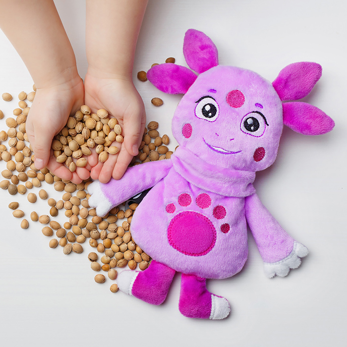 Фото к товару Игрушка с вишневыми косточками Разогрелка "Лунтик" (Лунтик) Игрушка с вишневыми косточками Разогрелка "Лунтик" (Лунтик)