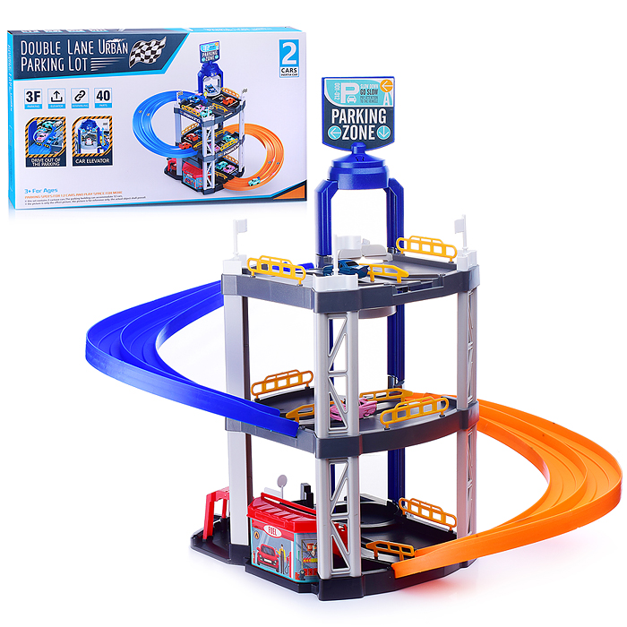 Парковка T704A "Двухуровневый комплекс" в коробке Парковка T704A "Двухуровневый комплекс" в коробке