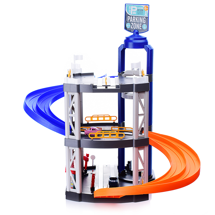 Фото к товару Парковка T704A "Двухуровневый комплекс" в коробке Парковка T704A "Двухуровневый комплекс" в коробке