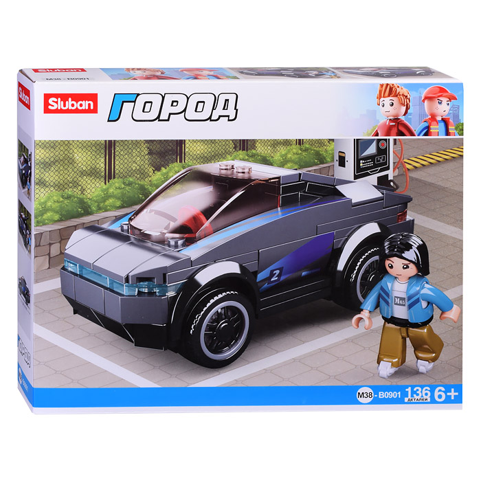 Конструктор M38-B0901 "Город" (136 дет.)