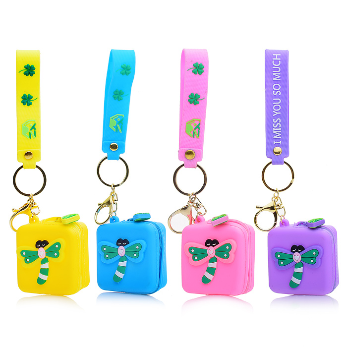 Брелок JM995 "Стрекоза" в ассортименте, в пакете Брелок JM995 "Стрекоза" в ассортименте, в пакете