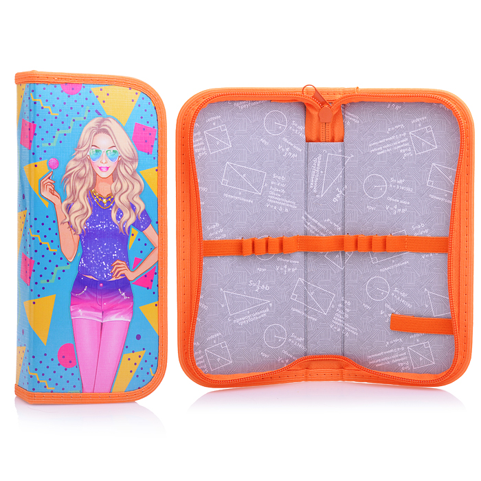 Пенал односекционный средний "Сара" Пенал односекционный средний "Сара"