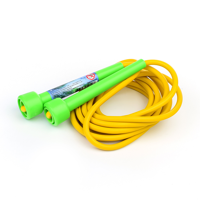 Фото к товару Скакалка спортивная L3,2м, d шнура 6мм Скакалка спортивная L3,2м, d шнура 6мм