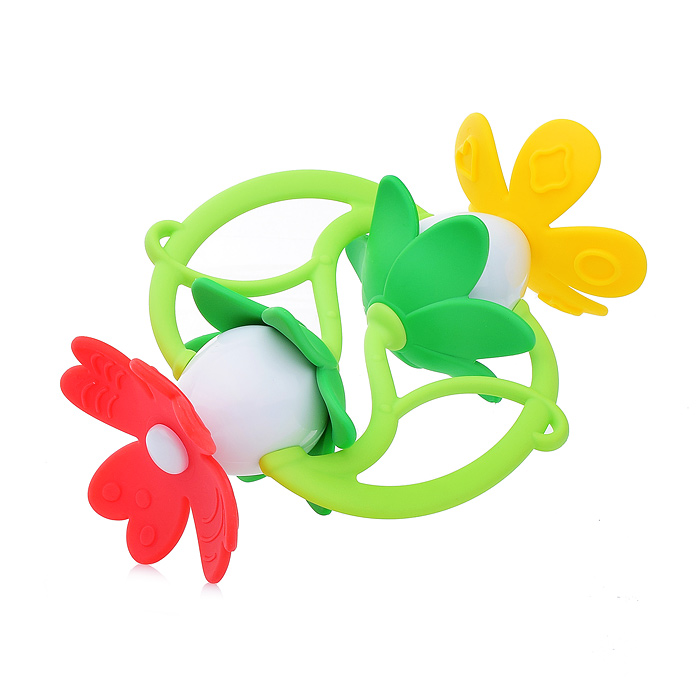 Фото к товару Погремушка-прорезыватель "Двойняшки" Погремушка-прорезыватель "Двойняшки"