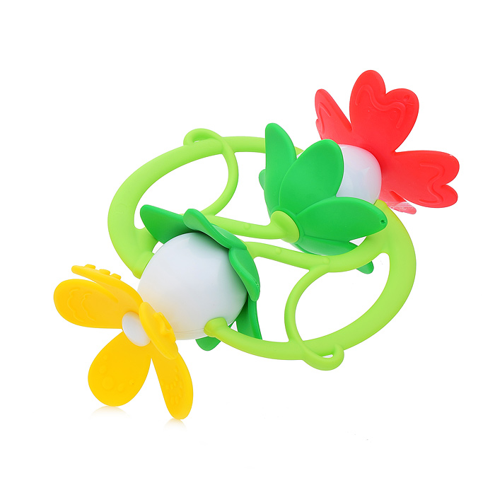 Фото к товару Погремушка-прорезыватель "Двойняшки" Погремушка-прорезыватель "Двойняшки"