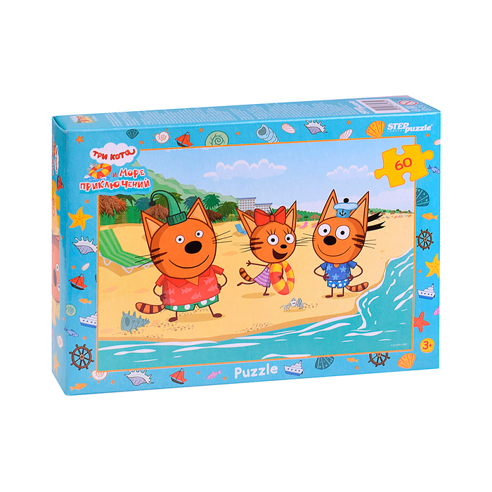 Пазлы 60 "Три кота (new 1)" (АО "СТС") Пазлы 60 "Три кота (new 1)" (АО "СТС")