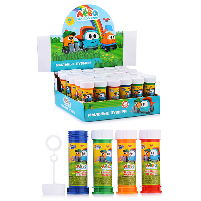 Мыльные пузыри "Грузовичок Лева" 60мл. 