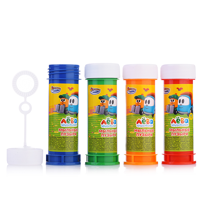 Фото к товару Мыльные пузыри "Грузовичок Лева" 60мл. Мыльные пузыри "Грузовичок Лева" 60мл.