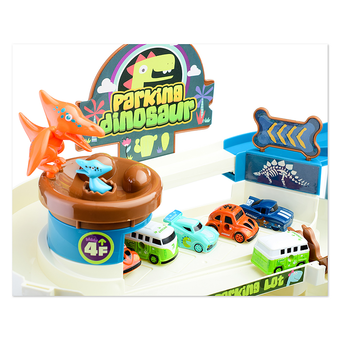 Фото к товару Парковка T103-66A "Дино-комплекс" в коробке Парковка T103-66A "Дино-комплекс" в коробке