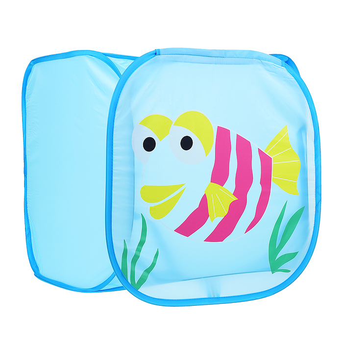 Фото к товару Контейнер для игрушек 00-0083 "Рыбка" 45*45*45см. Контейнер для игрушек 00-0083 "Рыбка" 45*45*45см.