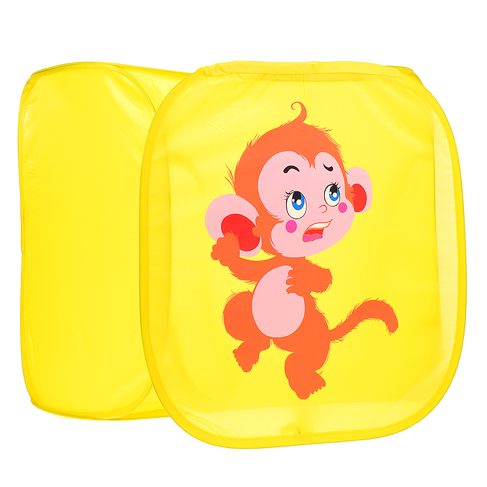 Фото к товару Контейнер для игрушек 00-0086 "Обезьянка" 45*45*45см. Контейнер для игрушек 00-0086 "Обезьянка" 45*45*45см.