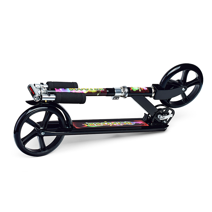 Фото к товару Самокат U038170Y 2-х кол., черный, PU/ 200 мм, ABEC 7, в коробке Самокат U038170Y 2-х кол., черный, PU/ 200 мм, ABEC 7, в коробке