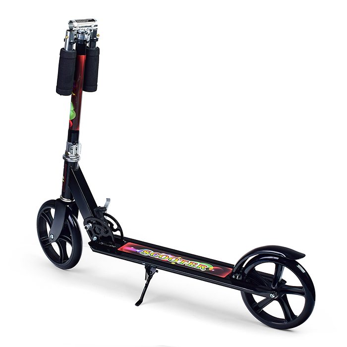 Фото к товару Самокат U038170Y 2-х кол., черный, PU/ 200 мм, ABEC 7, в коробке Самокат U038170Y 2-х кол., черный, PU/ 200 мм, ABEC 7, в коробке