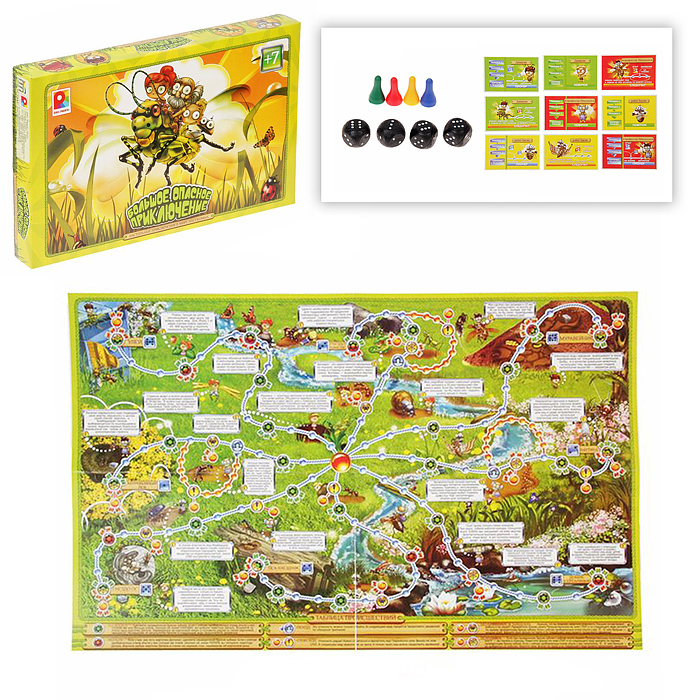 Настольная игра Большое опасное приключение Настольная игра Большое опасное приключение