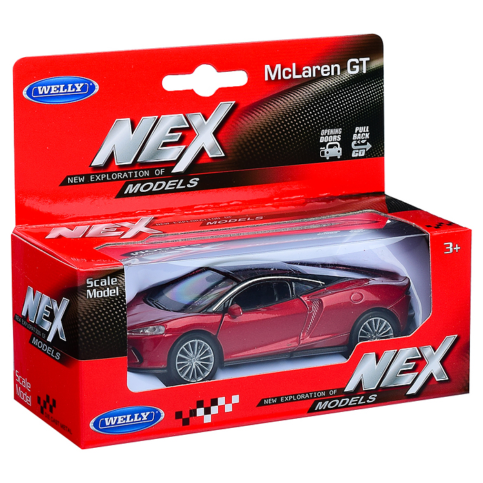 Фото к товару Машинка 1:38 McLaren GT, пруж. мех., цв. в асс. Машинка 1:38 McLaren GT, пруж. мех., цв. в асс.