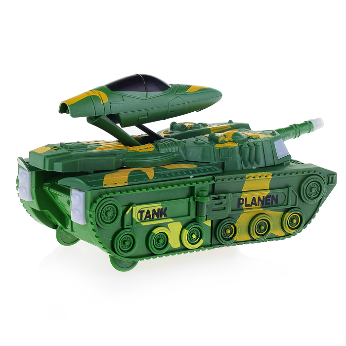 Фото к товару Танк 2021-431 на батарейках, в коробке Танк 2021-431 на батарейках, в коробке