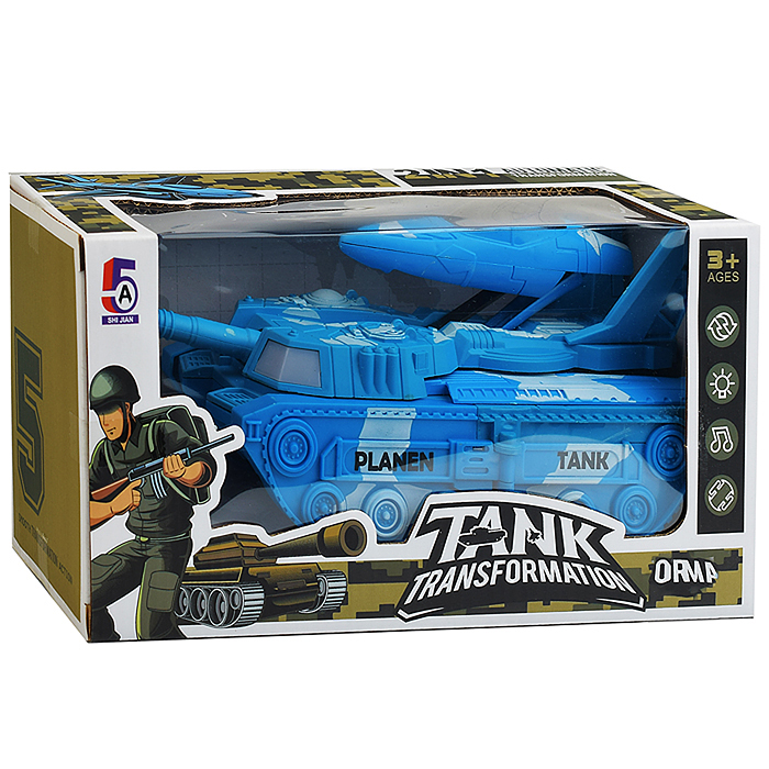 Фото к товару Танк 2021-431 на батарейках, в коробке Танк 2021-431 на батарейках, в коробке