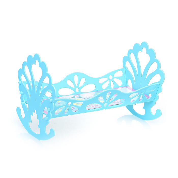 Фото к товару Кроватка-качалка сборная для кукол (в пакете) Кроватка-качалка сборная для кукол (в пакете)